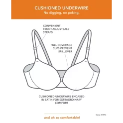 Best reviews of 😍 Bali Comfort Revolution Comfy Glam Plunge Lace Trim Wireless Bralette DF6596 Black 😀 -Bali Shop unnamed file 129