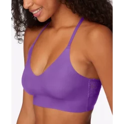 Flash Sale 😀 Maidenform One Fab Fit Lace T-Back Shaping Underwire Front Close Bra 7112 White 🔔