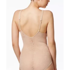 Promo 🔔 Maidenform 👩 Women's Ultra-Light Firm Tummy-Control Sheer Lace Bodysuit M6552 Nude 🛒 -Bali Shop unnamed file 280