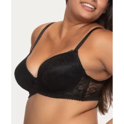 Wholesale 😉 Olga Lace Necklace Minimizer Bra 35912 Mink 🧨