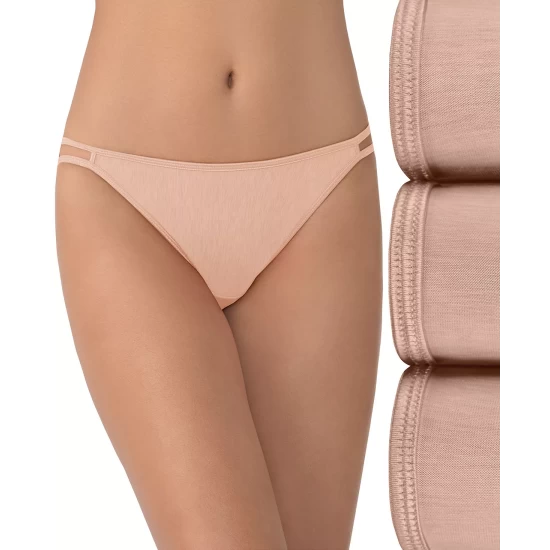 New โจ Vanity Fair 3 Pack Illumination String ๐ Bikini Panty Rbg Multi (nude 4) ๐ 4 New โจ Vanity Fair 3 Pack Illumination String ๐ Bikini Panty Rbg Multi (nude 4) ๐ - Image 4