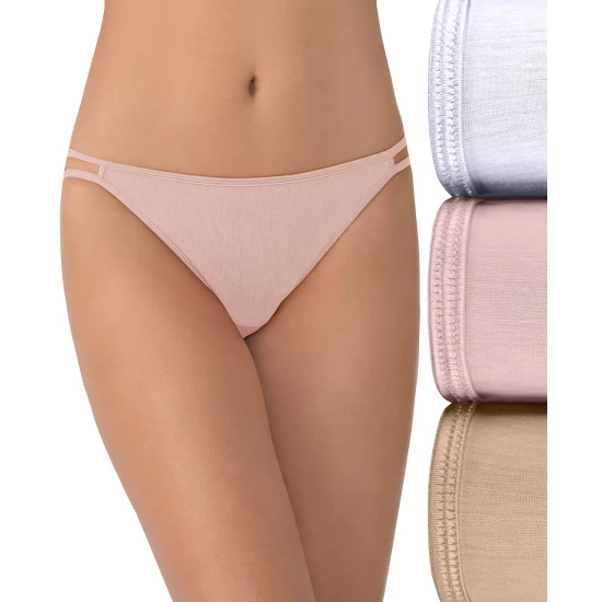 New โจ Vanity Fair 3 Pack Illumination String ๐ Bikini Panty Rbg Multi (nude 4) ๐ 5 New โจ Vanity Fair 3 Pack Illumination String ๐ Bikini Panty Rbg Multi (nude 4) ๐ - Image 5