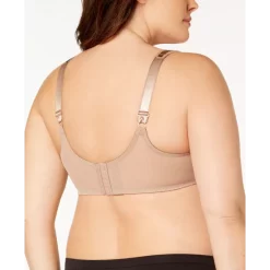 Brand new 😉 Bali Minimizer Satin Tracings Comfort Strap Underwire Bra 3562 In The Navy 🎉