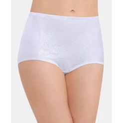Promo 🤩 Vanity Fair 👩 Women's Smoothing Comfort With Lace Brief Underwear Hinting Blue ✨ -Bali Shop unnamed file 400