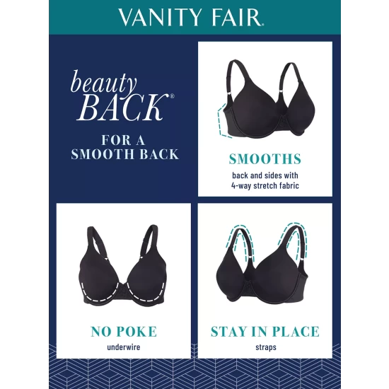 Best deal ๐ Vanity Fair Beauty Back Smoothing Full-Figure Contour Bra 76380 Midnight Black ๐ฏ 6 Best deal ๐ Vanity Fair Beauty Back Smoothing Full-Figure Contour Bra 76380 Midnight Black ๐ฏ - Image 6