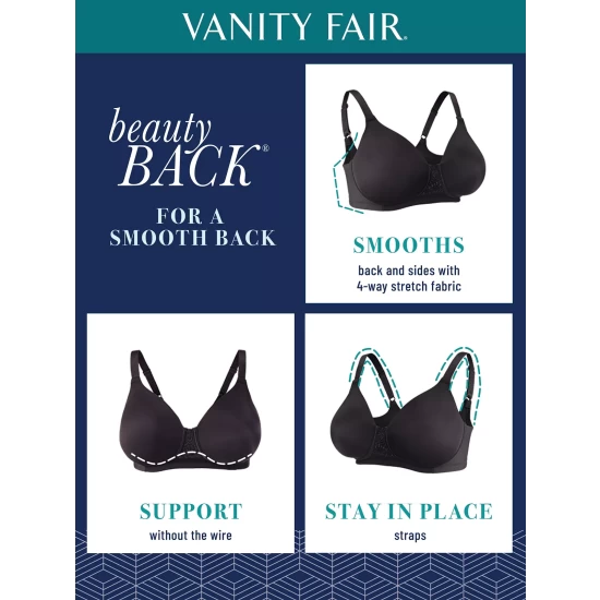 Cheap ⌛ Vanity Fair Full Figure Beauty Back Smoother Wireless Bra 71380 Totally Tan (nude 1) 🤩 4 Cheap ⌛ Vanity Fair Full Figure Beauty Back Smoother Wireless Bra 71380 Totally Tan (nude 1) 🤩 - Image 4