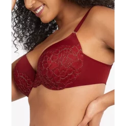 Outlet ❤️ Maidenform Love The Lift All Over Lace Push Up Bra DM9900 Black With Body Beige 😍 -Bali Shop unnamed file 534