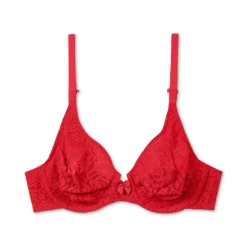 Coupon 😀 Lilyette Minimizer Comfort Lace Underwire Bra 428 White 🎁