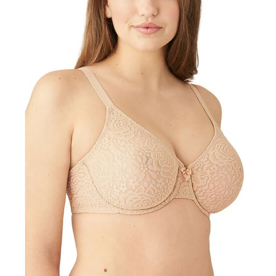 Discount 🔔 Wacoal Halo Lace Molded Underwire Bra 851205, Up To G Cup Sand (nude 5) 🔔 4 Discount 🔔 Wacoal Halo Lace Molded Underwire Bra 851205, Up To G Cup Sand (nude 5) 🔔 - Image 4