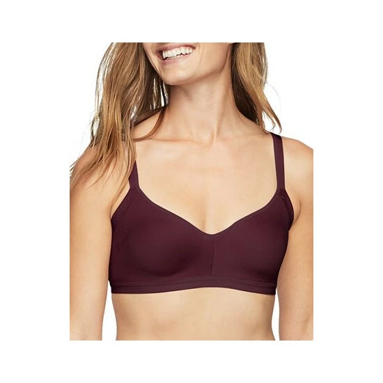 New π Warner's Easy Does It No Bulge Bralette RM3911A Rosewater π 3 New π Warner's Easy Does It No Bulge Bralette RM3911A Rosewater π - Image 3
