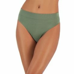 New ๐ Jenni ๐ฉ Women's Seamless Ribbed Hi-Cut Thong, Created For Macy's Splash Tie Dye ๐