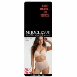 Discount 🔥 Miraclesuit 👩 Women's Fit & Firm Waist Line Shaping Brief 2354 Nude ⭐ -Bali Shop unnamed file 790